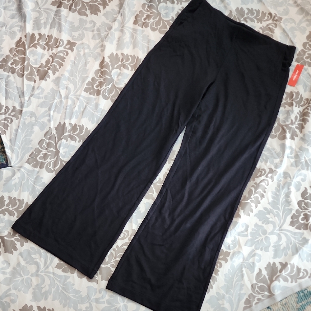 Joe Fresh Black Wide-Leg Pants
